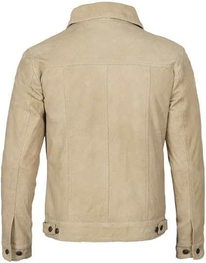 Suede Trucker Jacket Men