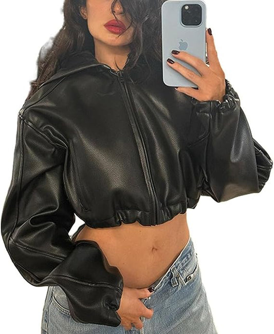 Cropped Coat for Women