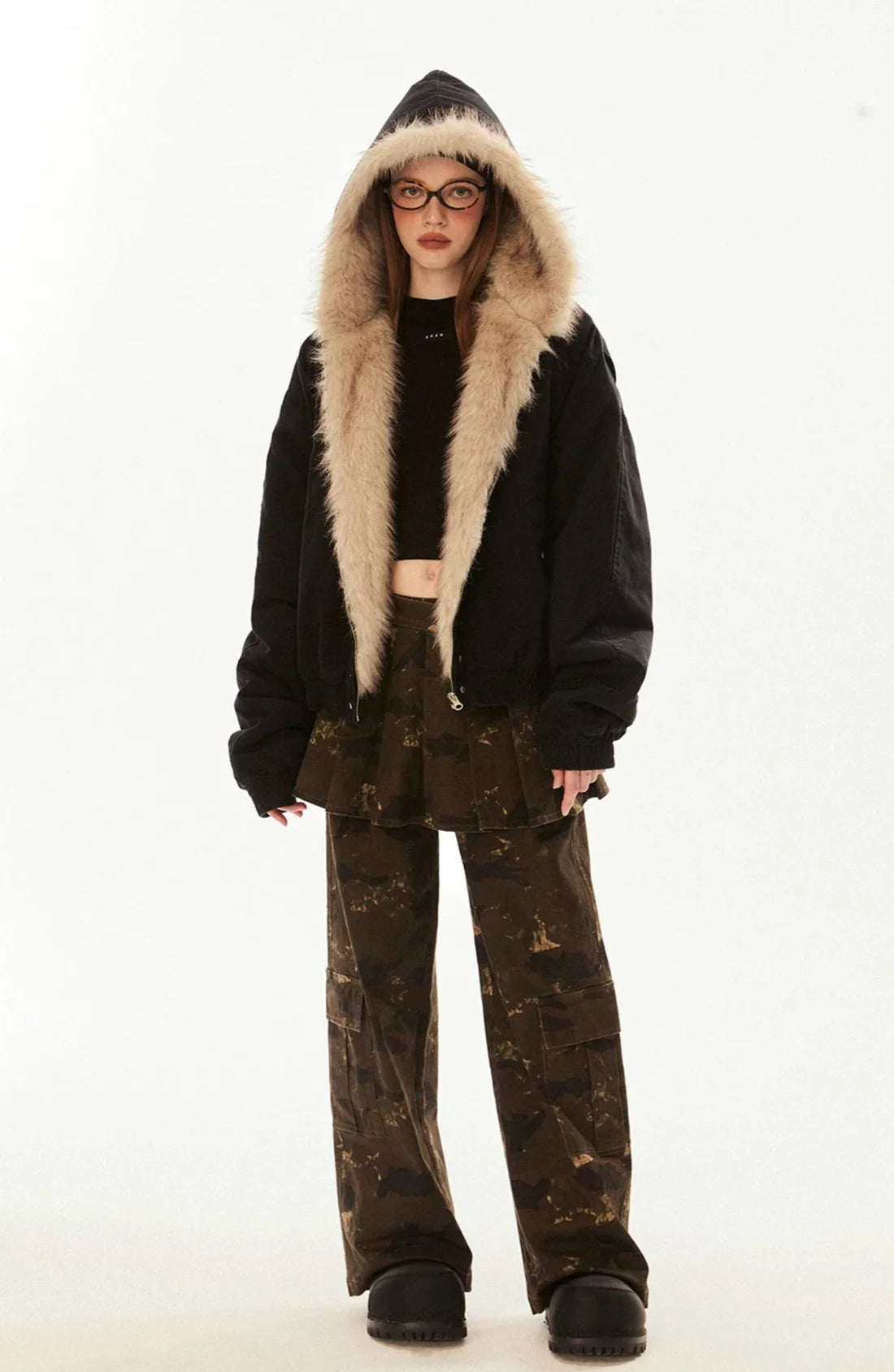 Hooded or Fur-Lined Jackets