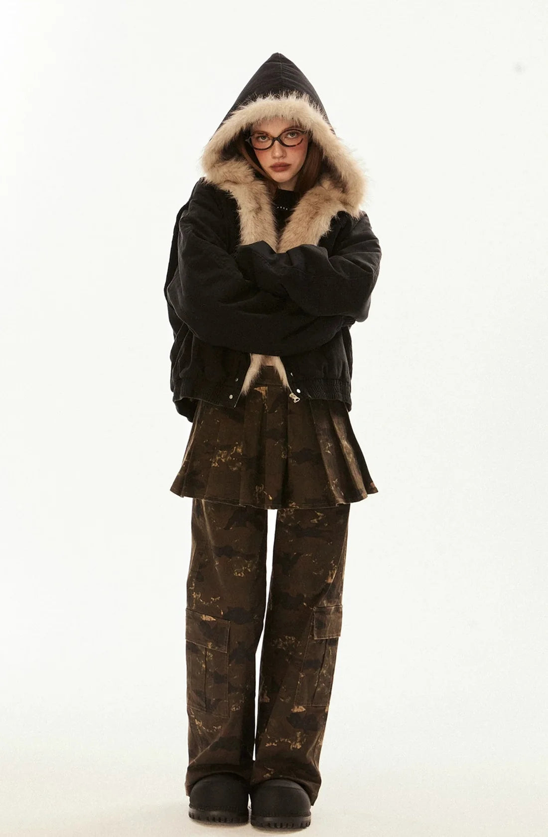 Hooded or Fur-Lined Jackets