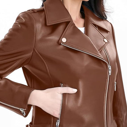 Belted jacket women