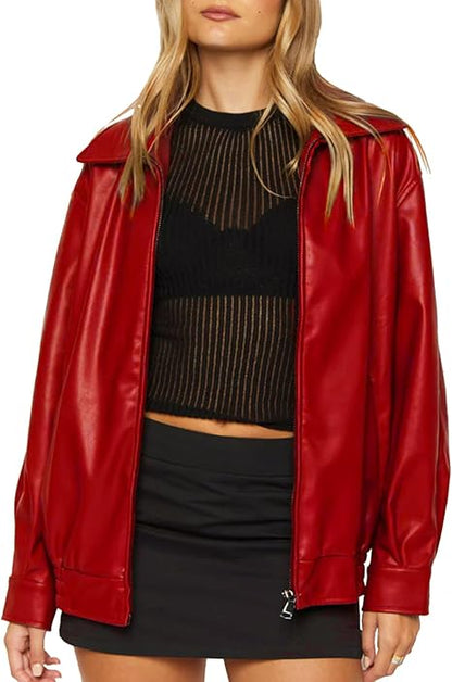 Oversized Leather Jackets