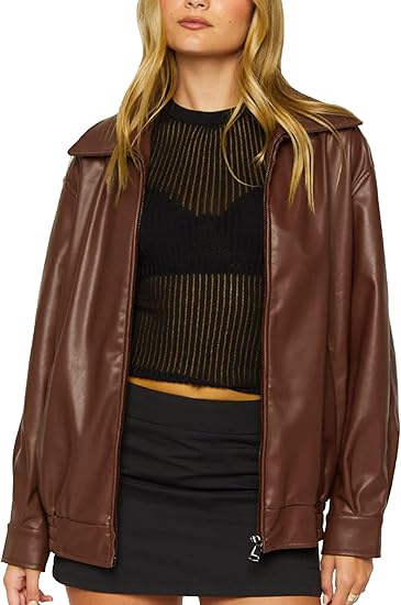 Oversized Leather Jackets