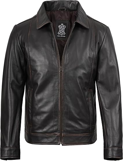 Real Lambskin leather vintage