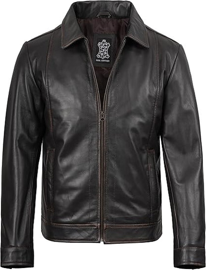 Real Lambskin leather vintage