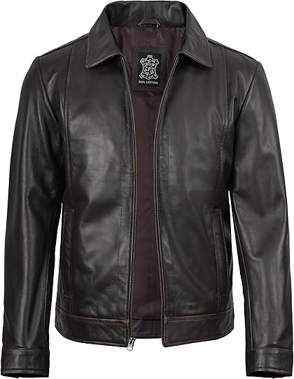 Real Lambskin leather vintage