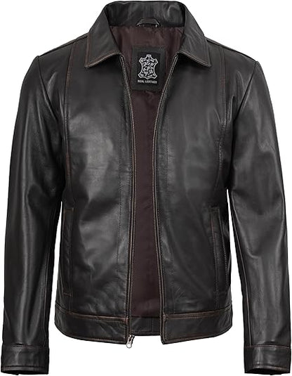 Real Lambskin leather vintage