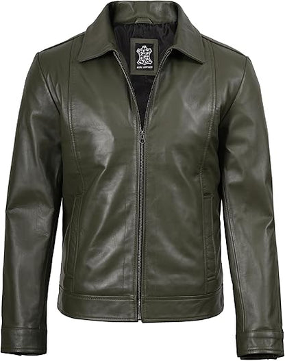 Real Lambskin leather vintage