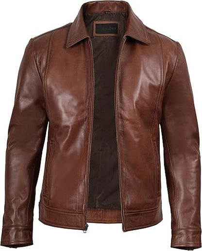 Real Lambskin leather vintage